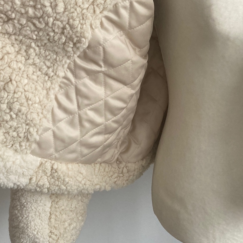 Anthropologie DH New York Sherpa-Fleece Bomber Jacket - Picture 13 of 16